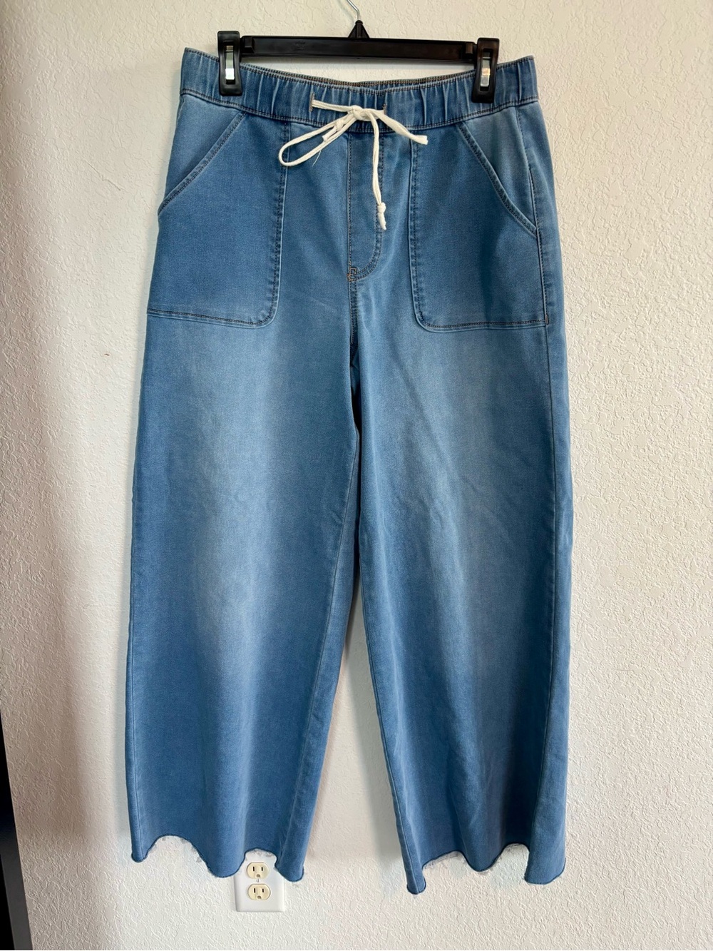Sincerely Jules Light Blue Denim wide leg Pants